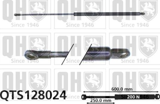 QUINTON HAZELL QTS128024 Baklukedemper