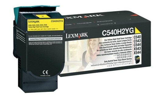 Lexmark - High Yield - yellow - original - Laser toner Yellow