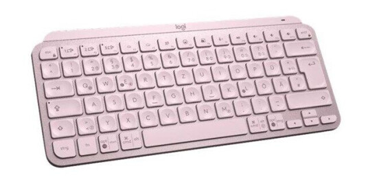 Logitech MX Keys Mini - Tastatur - Fransk - Rosa Logitech MX Keys Mini - Tastatur - Fransk - Rosa