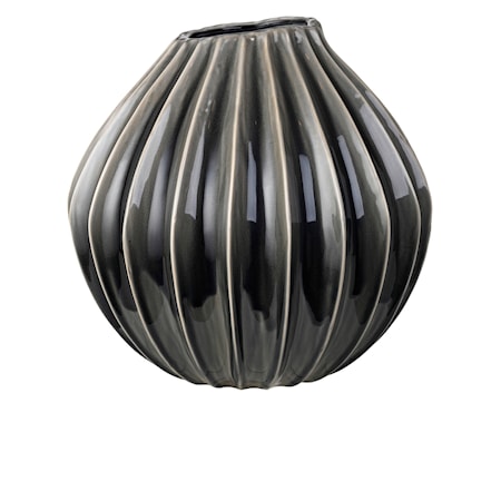 Vase Wide Xl Keramikk Smoked Pearl