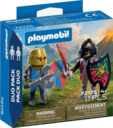 PLAYMOBIL Duopack Ridderduell i Multicolor – Byggeleker