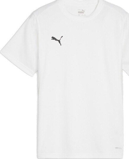 PUMA Trenings T Skjorte teamGOAL Hvit/Svart/Grå Barn størrelse YXL/164 cm PUMA Trenings T Skjorte teamGOAL Hvit/Svart/Grå Barn størrelse YXL/164 cm