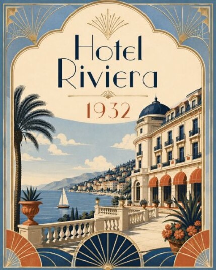 Poster Hotel Riviera 1932