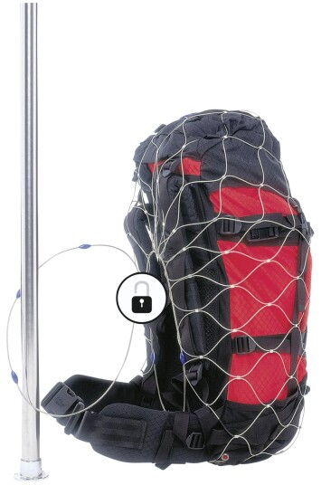 Pacsafe 55L Sekk- og bagbeskytter - 55 liter - SÃ¸lv