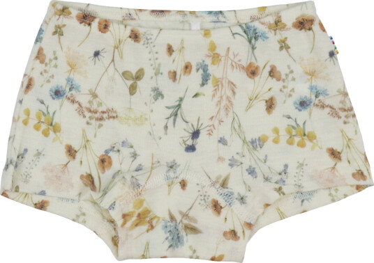 Joha Hipsters Ull Off White m. Blomster Joha 110 Hipsters Beige