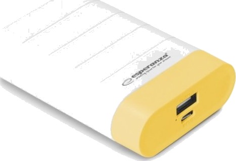 Esperanza EMP110WY 4800 mAh Hvit/Gult