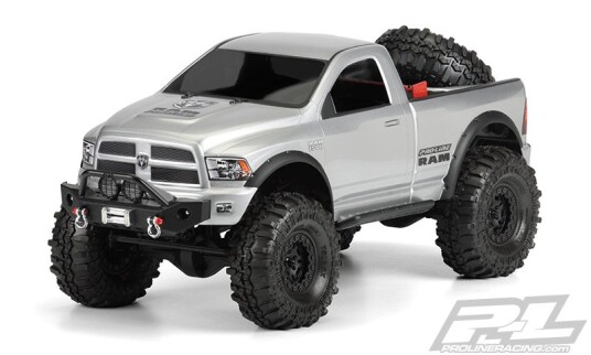 Pro-Line 343400 Ram 1500 Clear body for 12.3" 313mm Wheelbase