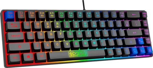 Sparco GHOST RGB Gamingtastatur 1,5m Membran