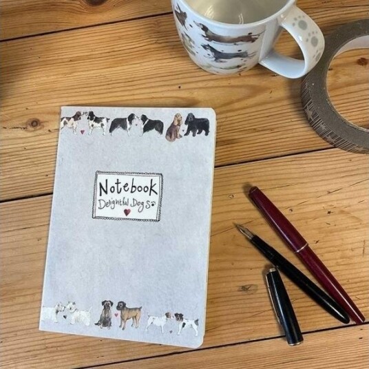 Notebook A5/40K Line Snm01 Søte Hundepar |
