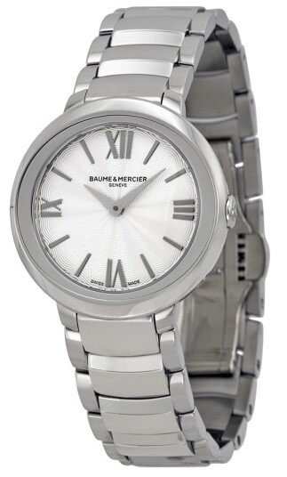Baume & Mercier Dameklokke MOA10157 PROMESSE Sølvfarget/Stål