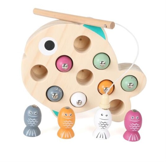 Magni Fishing game w. magnets and fishing pole  3022 