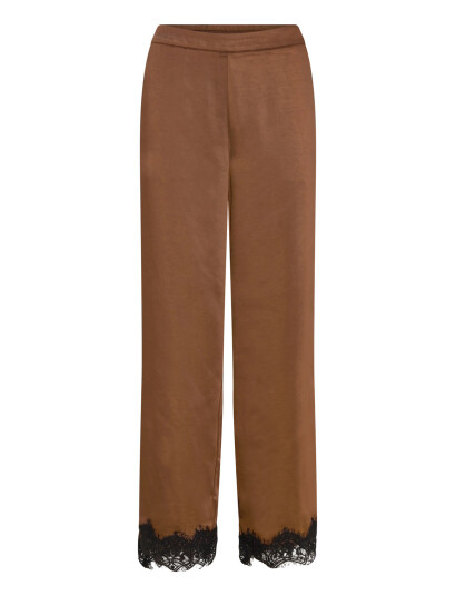 Coster Copenhagen Pants With Lace Detail   Brown   44