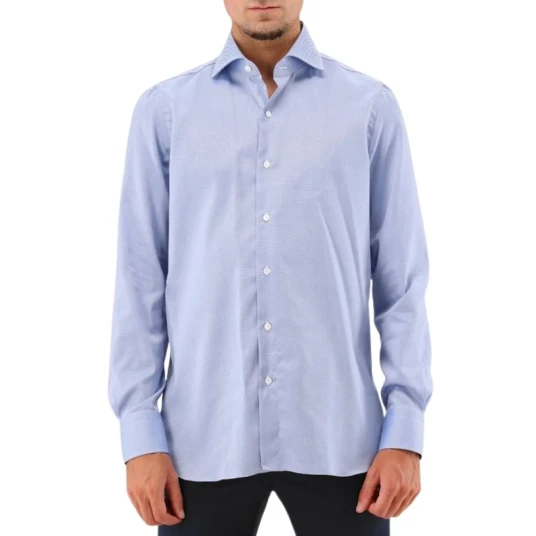 Finamore Herre Skjorter Blå 2XL, Finamore Herre Skjorter Blå 2XL,