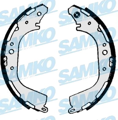 SAMKO 87040 Bremsesko sett