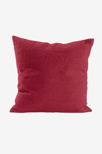 Lovely Linen Putetrekk Lovely i vasket lin Rød