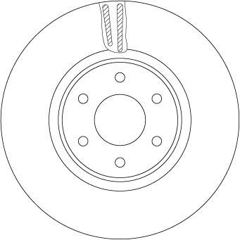 Bremseskive TRW DF6968S