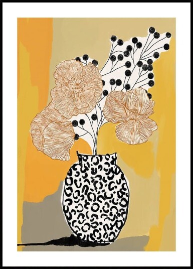 Vase Poster Plakat / 21x30cm