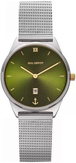 Paul Hewitt Dameklokke PH004749 Hewitt Grønn/Stål Ø33 mm