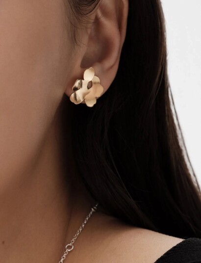 Kalevala Unikko Earrings Miniature Gold ONE SIZE Kalevala Unikko Earrings Miniature Gold ONE SIZE