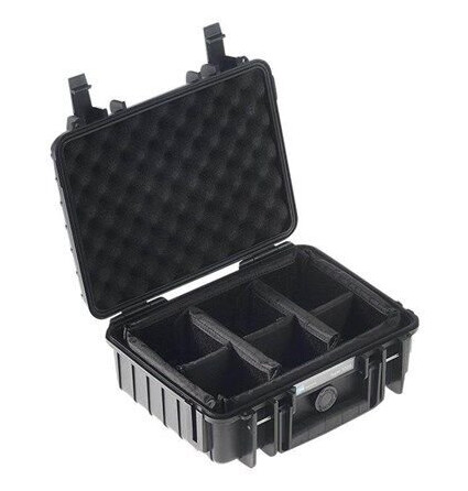 B&W Type 1000 Hard Case for Kamera - Svart, Vannavstøtende, Med Skulderreim B&W Type 1000 Hard Case for Kamera - Svart, Vannavstøtende, Med Skulderreim