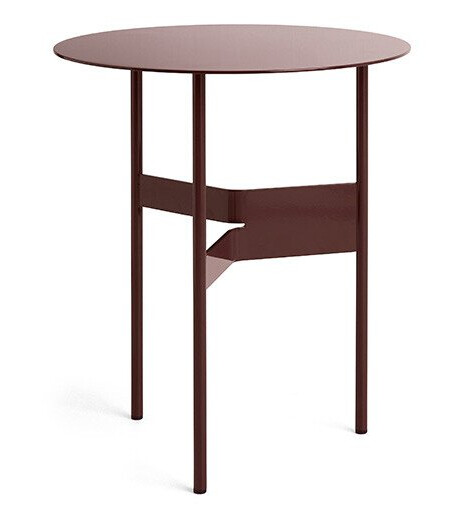 Hay Shim coffee table sidebord Ø45 cm Bordeaux