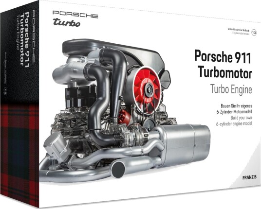Franzis Porsche 911 Turbo-motor byggesett