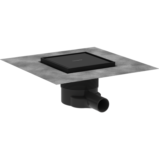 Hansgrohe Raindrain Brilliance Komplett Sluk 150 mm Matt Sort Hansgrohe Raindrain Brilliance Komplett Sluk 150 mm Matt Sort