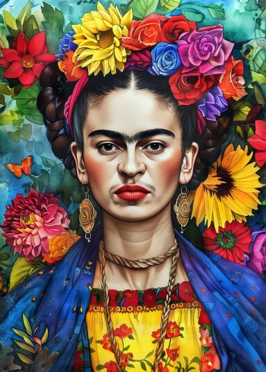 Plakat Frida Kahlo Portrett