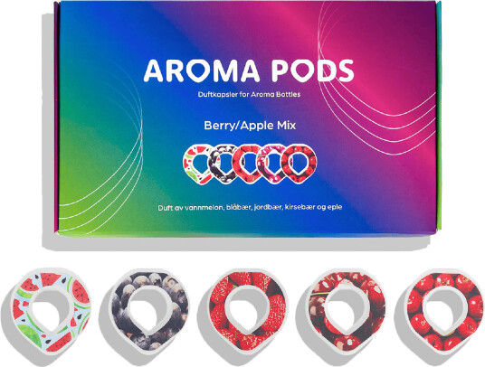 Aroma Pods duftkapsler til flaske bær/eple miks 5 stk