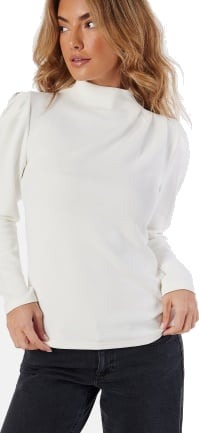 SELECTED FEMME Fenja LS T-Neck Top Snow White M SELECTED FEMME Fenja LS T-Neck Top Snow White M