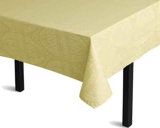 Juna Easter damaskduk 150x180 cm lys gul Juna Easter damaskduk 150x180 cm lys gul
