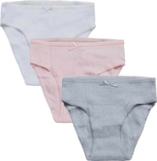 Mango 3 Pack Cotton Panties PINK 104 Mango 3 Pack Cotton Panties PINK 104