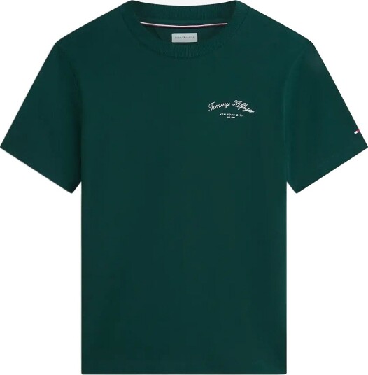 Tommy Hilfiger Seasonal Graphic Story Tee 2 - NOCTURNAL GREEN - S