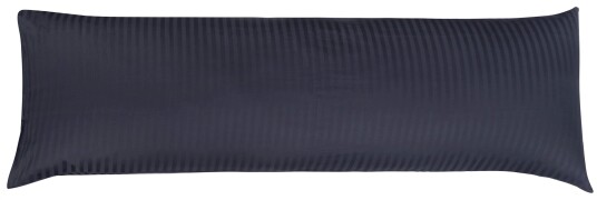Borg Living Putetrekk - 50x150 cm - Stripet mørke blå - 100% Bomullssateng