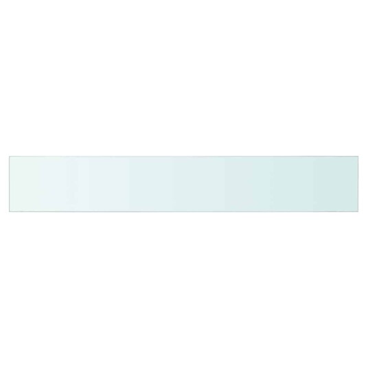 vidaXL Hyllepaneler 2 stk klart glass 80x12 cm vidaXL Hyllepaneler 2 stk klart glass 80x12 cm