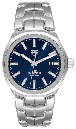 TAG Heuer Herreklokke WBC2112.BA0603 Link Blå/Stål Ø41 mm TAG Heuer Herreklokke WBC2112.BA0603 Link Blå/Stål Ø41 mm
