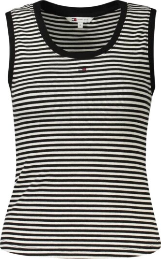 Tommy Hilfiger Dame Topper Svart L,