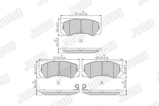 Bremseklosser JURID 572348J