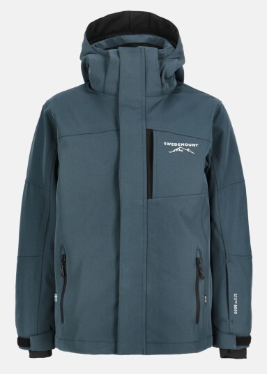 Swedemount St. Anton Jacket Jr Dk. Steel Green/Black 164 Skijakker Swedemount St. Anton Jacket Jr Dk. Steel Green/Black 164 Skijakker