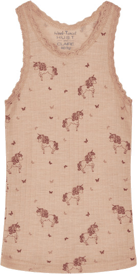 Hust & Claire Fricel ull/tencel singlet   rose cloud   92
