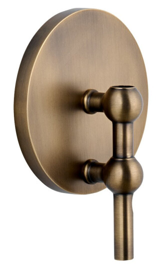 Stoff Nagel Veggoppheng Lysestake Bronse 14,5 cm