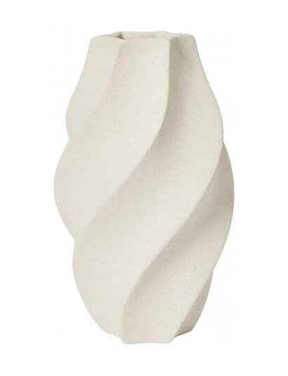 Broste Copenhagen Odette Vase Cream H 32CM