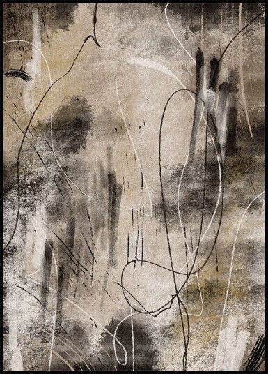 Abstract Lines and Shapes Art Plakat Plakat / 100x150cm