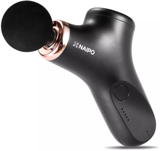 NAIPO Massasjepistol Mini Svart oppladbar NAIPO Massasjepistol Mini Svart oppladbar