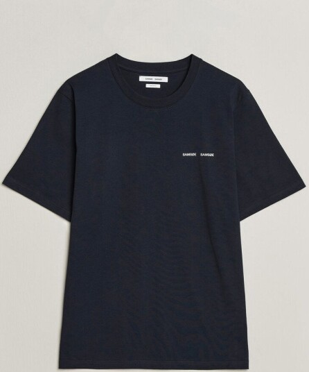 Samsøe Samsøe Thomas Cotton T Shirt Salute Navy