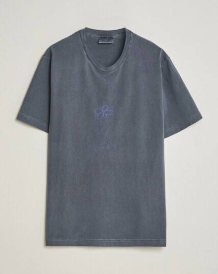 Forét Clover T Shirt Navy
