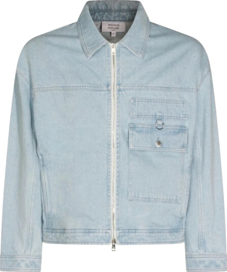 Maison Kitsuné Herre Jakker Blå M, Maison Kitsuné Herre Jakker Blå M,