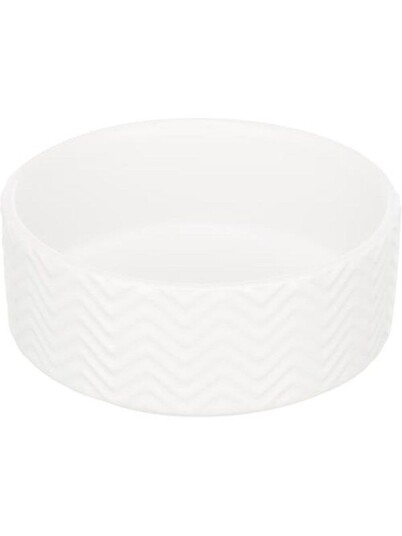 Trixie Ceramic Bowl Dog 0.4 L/ 13 cm White