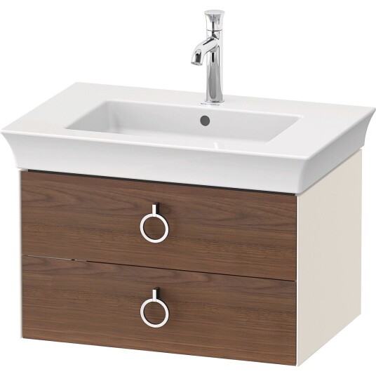 Duravit White Tulip Servantskap 2 skuf. 68,4x45,8x41 cm Valnøtt/Nordisk Hvit