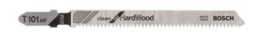 Bosch T 101 AIF Stikksagblad for Hard Tre - 5 Deler, T-Skaft